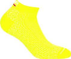 Носки унисекс Accapi Cycling Aec-Ankle желтые 42