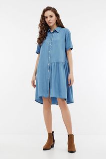 Платье женское Baon B4524084 голубое XXL