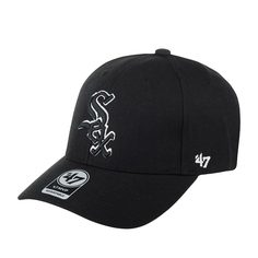 Бейсболка унисекс 47 BRAND B-MVP06WBP-BK черная one size