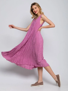 Платье женское B.INN.STL 9999 розовое 42-52 RU