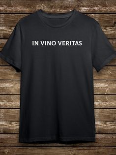 Футболка мужская HYPNOTICA Надписи in vino veritas - 88 черная S