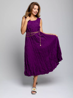 Платье женское B.INN.STL 9999 фиолетовое 42-52 RU