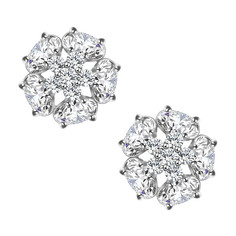 Серьги из бижутерного сплава Ice&High Collection MS333804, хрусталь