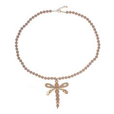 Колье из бижутерного сплава 87 см Moon Paris ML-24.03-012, каучук