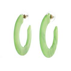 Серьги конго из бижутерного сплава Moon Paris ML-24.03-0291, акрил