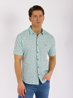 Рубашка мужская DAIROS GD81100486 бирюзовая XL