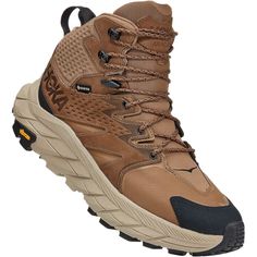 Кроссовки женские Hoka Anacapa mid GTX коричневые 5 US
