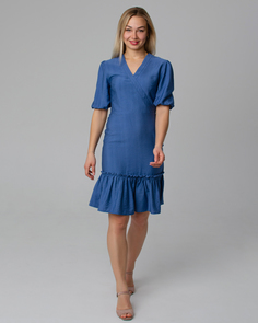 Платье женское Lovelyforever 340 синее 46 RU