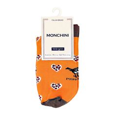 Носки женские Monchini оранжевые 35-37