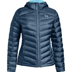 Пуховик женский Under Armour Down Sweater Hooded синий SM INT