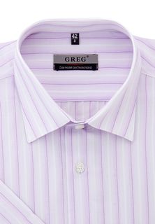 Рубашка мужская Greg Gb711/309/387/Z фиолетовая 39