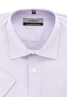 Рубашка мужская Greg Gb711/307/66/Z/1STRETCH фиолетовая 37