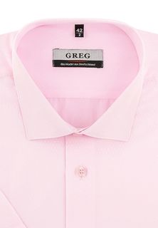 Рубашка мужская Greg 613/109/7010/Z_GB розовая 42