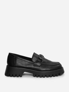 Лоферы женские Versiya shop MT712-1 черные 38 EU