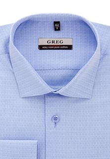 Рубашка мужская Greg 213/191/6033/Z_GB голубая 40