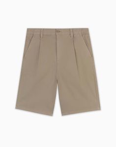 Шорты мужские Gloria Jeans BSH007489 темно-бежевый 40/176