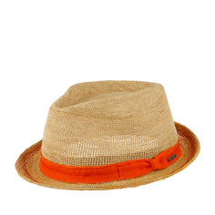 Шляпа унисекс Stetson 1238517 TRILBY CROCHET бежевая, р.63