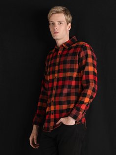 Рубашка мужская Colins CL1059639_Q1.V1 красная L