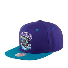 Бейсболка унисекс MITCHELL NESS HHSS5146-UJAYYPPPPURP фиолетово-голубая one size Mitchell&Ness