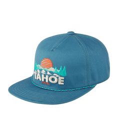 Бейсболка унисекс AMERICAN NEEDLE 21017A-TAHOE голубая one size