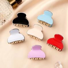 Заколка-краб NoBrand 5215693 микс, 1 шт