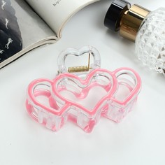 Заколка-краб NoBrand 7497580 микс, 1 шт