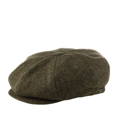 Кепка унисекс Wigens 101950 BAKER BOY CAP оливковая, р.58