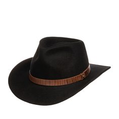 Шляпа унисекс Stetson 2798101 WESTERN WOOLFELT черная, р.61