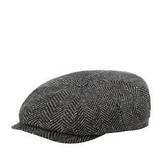 Кепка унисекс Wigens 101345 NEWSBOY RETRO CAP темно-серая, р.56