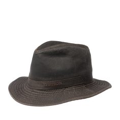 Шляпа унисекс Stetson 2541110 TRAVELLER COTTON EF коричневая, р.59