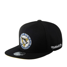 Бейсболка унисекс Mitchell & Ness 6HSFSH22084-PPEBLCK Pittsburgh Penguins NHL черная, р.59