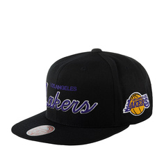 Бейсболка Mitchell&Ness 6HSSMM19008-LALBLCK Los Angeles Lakers NBA черная, one size