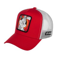 Бейсболка унисекс CAPSLAB CL/LOO/1/BUG1 Looney Tunes Bugs Bunny красная, one size Capslab®