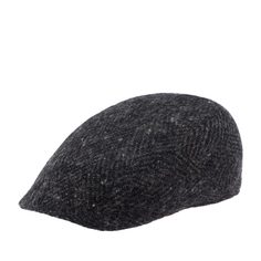 Кепка уточка унисекс Stetson 6170504 IVY HERRINGBONE темно-серая, р. 59