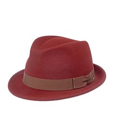 Шляпа мужская Bailey 7016 WYNN бордовая, р. 59