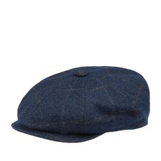 Кепка восьмиклинка унисекс Bailey 25244 GALVIN SUBTLE синяя, р. 57