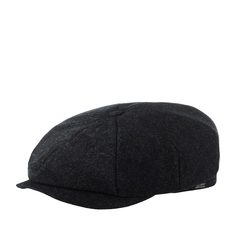 Кепка восьмиклинка унисекс Wigens 101717 NEWSBOY CLASSIC CAP темно-серая, р. 57