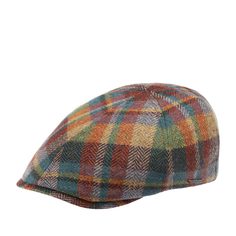 Кепка уточка унисекс Stetson 6620304 DUCK PATCHWORK коричневая / зеленая, р. 58