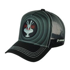Бейсболка унисекс CAPSLAB CL/LOO3/1/BUG2 Looney Tunes Bugs Bunny черная, one size Capslab®