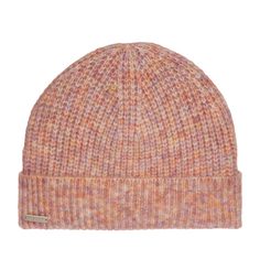 Шапка бини женская Seeberger 18206-0 TURN-UP BEANIE ярко-розовая, one size