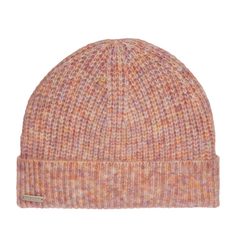 Шапка бини женская Seeberger 18206-0 TURN-UP BEANIE ярко-розовая, one size