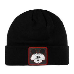 Шапка бини унисекс CAPSLAB CL/DIS/1/BON/TMI1 Disney Mickey Mouse черная, one size Capslab®