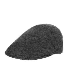 Кепка коппола унисекс Kangol K3175HT Boiled Wool Earlap 507 темно-серая, р. 59