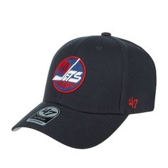 Бейсболка унисекс 47 BRAND HVIN-MVP47WBV Winnipeg Jets NHL темно-синяя, one size