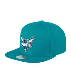 Бейсболка унисекс MITCHELL NESS HHSS3256-CHOYYPPPTEAL Charlotte Hornets NBA бирюзовая Mitchell&Ness