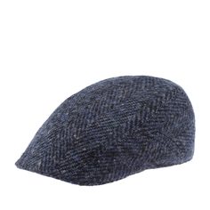 Кепка уточка унисекс Stetson 6170504 IVY HERRINGBONE синяя / серая, р. 62