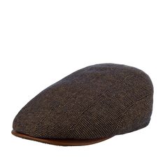 Кепка коппола унисекс Stetson 6190801 IVY CAP WOOL/COTTON коричневая, р. 57
