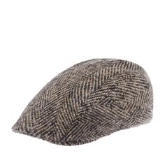 Кепка уточка унисекс Stetson 6170504 IVY HERRINGBONE бежевая / черная, р. 60