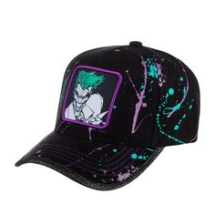 Бейсболка унисекс CAPSLAB CL/DC/TAG/1/JOK DC Comics Joker черная, one size Capslab®