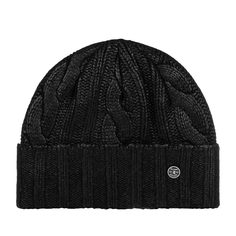 Шапка бини унисекс Stetson 8599354 BEANIE WOOL/CASHMERE черная, one size